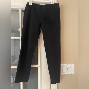 J. Crew. Size 0 dress pants. Black.